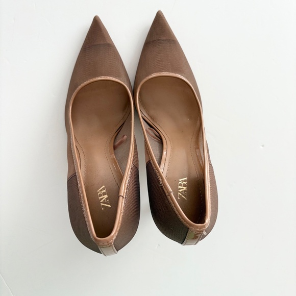 Zara mesh pointy stilettos - Picture 4 of 6